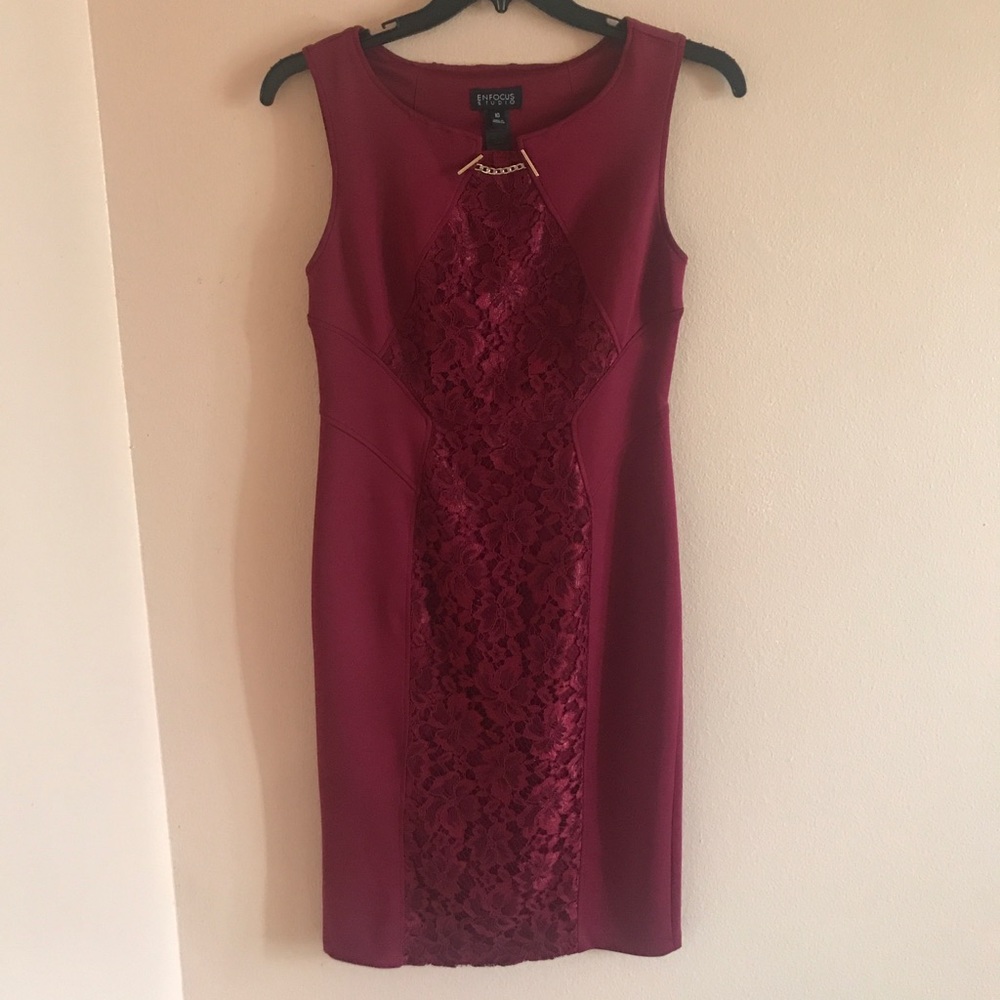 Enfocus studios body con dress